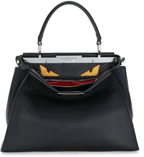 fendi monster eyes peekaboo bag|Fendi peekaboo purse review.